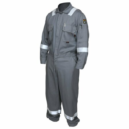 MCR SAFETY FR, Dlx. Cvrll, Westx UltSft, Refl. Tp, Gray, XL DCWURGXL